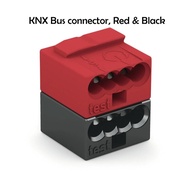 KNX BUS CONNECTOR (RED/BLACK)