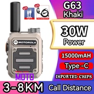 【Free HD Headphones】Motorola Walkie Talkie 30W 10KM One Key Copy Frequency Match Other Models New Up