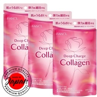 FANCL Deep Charge Collagen, 30-Day Supply, Food with Functional Claims, Guidance Letter Included, Supplement (Vitamin C, Resilient [Direct from Japan]