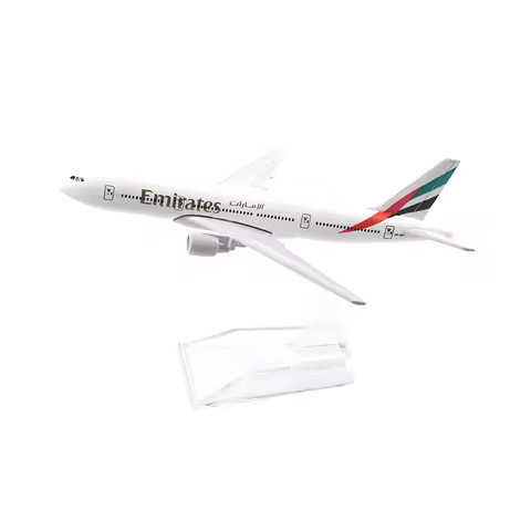 JASON TUTU 16cm Air Emirates Airlines Boeing 777 Airways Airplane Model Airplane Diecast Metal 1/400
