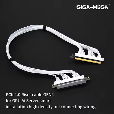 PCIe 4.0 X16 GPU Riser Cable Gen4 PCI Express Graphics Card Extension Cable High Speed Shielded Flex