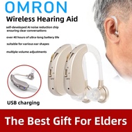 OMRON Rechargeable Hearing Aid For Elderly Hearing Loss People Sound Amplifier 助聽器【3-year warranty】