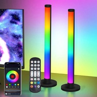 Thanh đèn RGBIC, Thanh đèn LED thông minh cho phòng, 8 chế độ cảnh và 16 triệu màu, Ba chế độ điều k