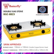 BUTTERFLY BGC8823 Double Gas Cooker / Dapur Gas 2 Mata Api Besar BGC 8823