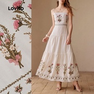 Lovito Casual Dress Spring/summer Dress for Women LBL30167