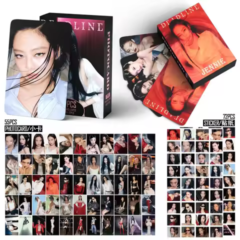 Spot Goods127Zhang FenmoBPSmall card stickerDEADLINE JENNIE Jin Zhini Card Stickers