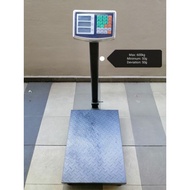 Rechargeable Digital Platform Scale Timbang 300kg/600kg Kilo