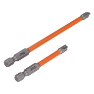 【HOT】 Ready Stock 65mm 110mm Magnetic Special Slotted Cross Screwdriver Bit for Electrician FPH2