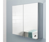 RUBINE SS304 2Doors Mirror Cabinet