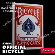 MERAH BICYCLE DECK RIDER BACK RED PLAYING CARDS Bicycle Card