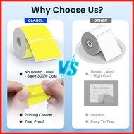 CLABEL Colorful Waterproof Thermal Label Sticker, Price Tag Sticker, Gift Tag, And Barcode Labels S