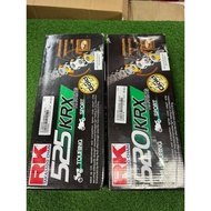 RK TAKASAGO CHAIN GB520KRX-120L/130L & GB525KRX-120L/130L RX-RING GOLD CHAIN