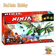 Ba Hobby HM4 Compatible with Ninjago 70593 The Green NRG Dragon10526 building blocks toy EN5