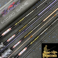 【Jom Pancing】LEMAX SLIM-MAX SM MICRO GAME UL SPINNING BAITCASTING BC FISHING ROD,Joran Mancing