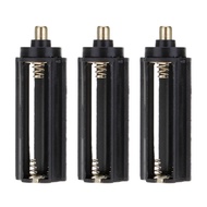 3 pcs Cylindrical 3 AAA Battery Holder  To 18650 Adapter for flashlight / torchlight (Sg stock)