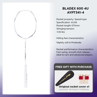 LI-NING BLADEX 600 (4U) Series Badminton Racquet – Speed-Oriented Single Racquet Carbon Fiber  Weigh