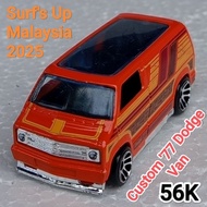 Hot Wheels Surf Up Custom 77 Dodge Van Loose
