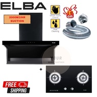 Elba Kitchen Hood MONZA EH-Q9327ST(BK) Cooking Cooker Hood Kitchen Penyedut Asap Dapur Masak Memasak