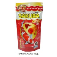 [เม็ดจิ๋ว] อาหารปลา SAKURA GOLD อาหารปลาซากุระ ขนาด50-100 g.