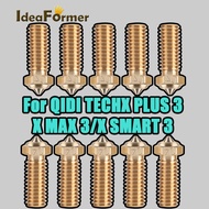 For Tech X-Max 3, X-Plus 3 Hotend 1.75Mm M6 For QIDI X Series 3D Printer 0.4 0.6 0.8 1.0 Mm Brass D