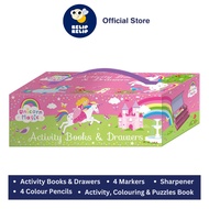 Unicorn Magic Colouring & Activity Drawers Gift Set For Kids with Activity Books & Stationery