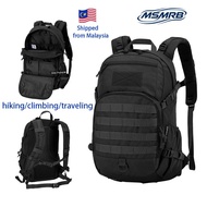 Shipped from Malaysia 25L Camping Tactical Bagpack Beg Hiking Waterproof Dry-Wet Separation Multi-Co