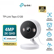 TP-Link Tapo C120 Wifi Camera Home Security 4MP 2K Full HD IP Camera CCTV Amazon Support