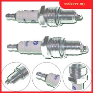 [weloves] 2X spark plug replaces F7RTC for Hecht Einhell Brast lawn mowers