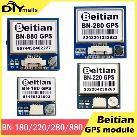 GPS Module Beitian BN-180 BN-220 BN-280 BN-880 GLONASS Module with Antenna for Pixhawk Flight Contro