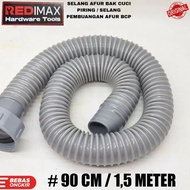 Sink Drain Hose BCP Threaded Drain Hose/ 1.5 meters 90 CM - REDIMAX
