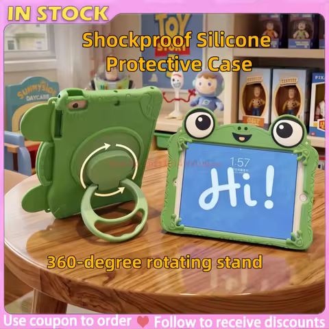 New Spot Cartoon Big Eyes Frog Tablet For Ipad 7 8 9th 10th 11th 12th Airpro 11 Ipad Protective Case