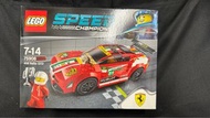 全新未開封 LEGO 樂高 Speed Champions 75908  458 Italia GT2, 正常盒