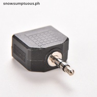 [Snow] 3.5mm Stereo Y Splitter Audio Adapter - 1/8" Male Plug to 2 Dual Female Jacks [PH]