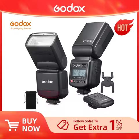 Godox TT520III Universal Camera Flash THINKLITE Speedlite Wireless for Pentax Olympus Canon Nikon DS