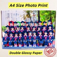 𝐀𝟒-𝟭𝐊𝐄𝐏𝐈𝐍𝐆｜HD Kualiti Cetak Gambar Murah｜Cuci Gambar A4 Kertas Berkilat  2 belah｜Double Glossy A4 Ph