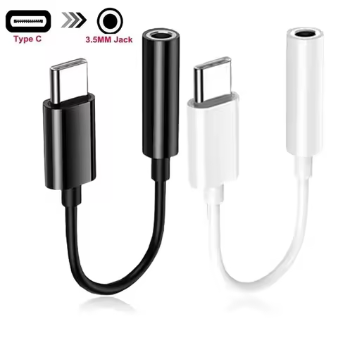 USB Type-C To 3.5mm Earphone Adapter USB C to 3.5mm Adapter Cable Converter 3.5mm to USB C Headphone