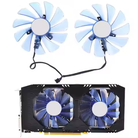 652F 4Pin VGA Fan Replace Graphics Card Cooling Fan for HIS RX RX570 RX580 RX588