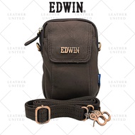 Edwin Premium Top-Grain Leather Crossbody & Waist Bag – Versatile, Stylish & Durable #EESB38494
