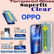 Tempered Glass Superfit Clear Bening Oppo A3 A3x A3s A5 A5s A7 A7n A7x A8 A9 A11 A11k A11x A12 A12e 