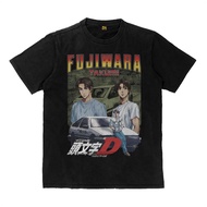 T-shirt Initial D Fujiwara Tofu Takumi Fujiwara Anime T-Shirt Thick T Shirt Flexinc 16s Heavyweight