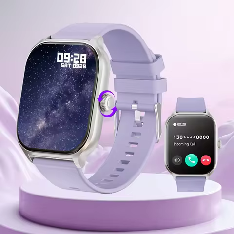 LAXASFIT Smartwatch Health Monitoring Bluetooth Calling IP68 Water Resistance All-Day Heart Rate Tra