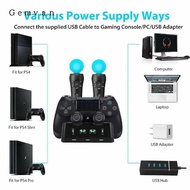 Gemvan 4-in-1 Controller Charger Dock Power Charging Stand For PS4/MOVE/PS4 VR New