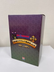 Bearbrick 400% black clear 黑彩透招財貓