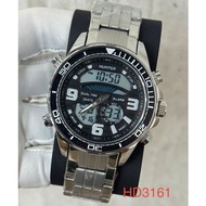 HD3161 HUNTER DIAMOND JAM ANALOG DIGITAL + JAM TANGAN LELAKI