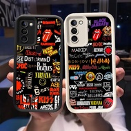 Q-89 Fashion Rock Black white Case for Samsung A10S A03S A11 M10S A30 A20 M20S A02S M01S