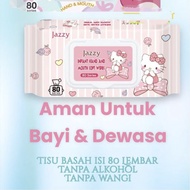 Non-alcoholic Wet Wipes Contains 80 Sheets