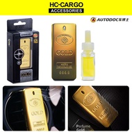999 GOLD BAR Limited EDITION Perfume Car Air Freshener 3 Fragrance CK-ONE / Sulpture / Sakura 60days