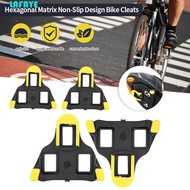 LAFAYE Bike Pedals Cleats, 0/2/6 Degrees Self Lock Cycling Shoes Cleat, Anti-Slip Bicycle Accessorie