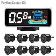 Multiple Radar Parking Sensor Kit Backlight Parktronic LED Display System Backup Monitor Detector As