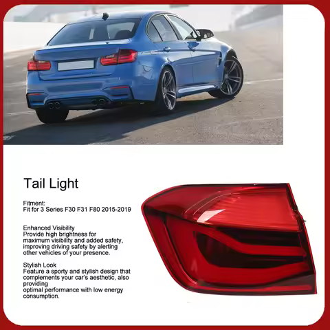 Rear Outer Brake Stop Lamp Rear Outer Brake Stop Lamp Fade Proof Stylish Look Tail Light for 3 Serie
